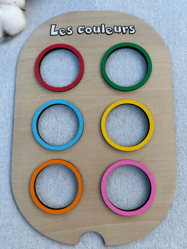 Plaque d'activité compatible IKEA Trofast - Couleurs