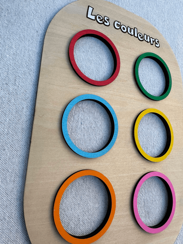 Plaque d'activité compatible IKEA Trofast - Couleurs