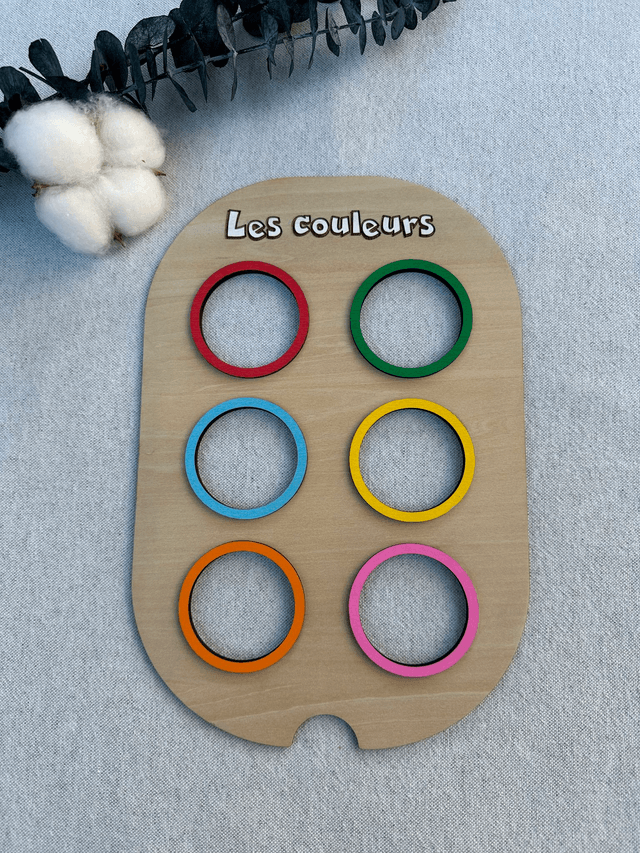 Plaque d'activité compatible IKEA Trofast - Couleurs