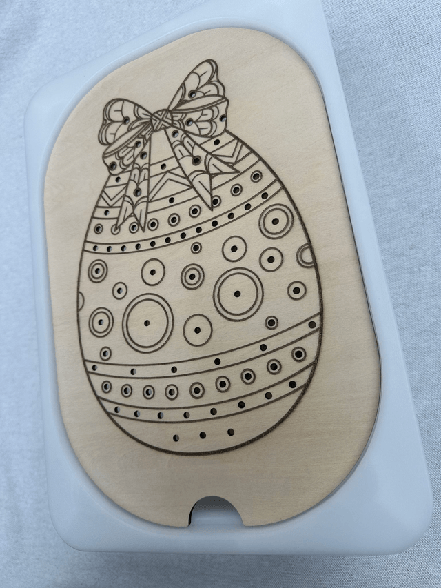 Plaque d'activité compatible IKEA Trofast - Oeuf de pâques 