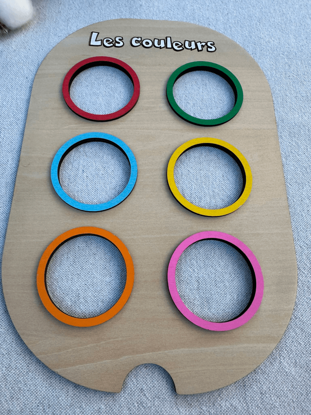 Plaque d'activité compatible IKEA Trofast - Couleurs