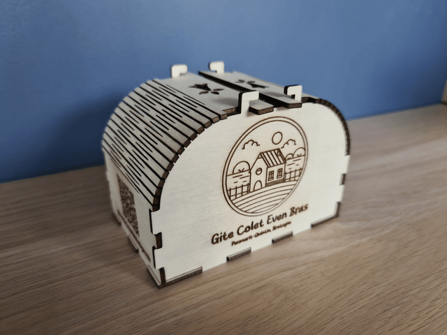 Boite en bois personnalisée