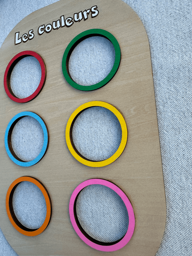 Plaque d'activité compatible IKEA Trofast - Couleurs