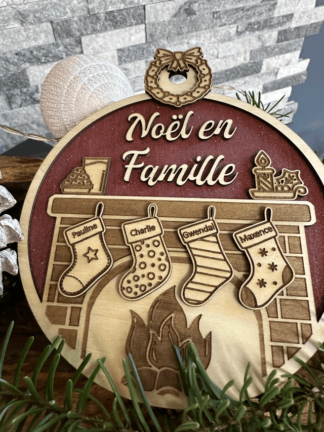 Boule de Noël Family - Chaussettes
