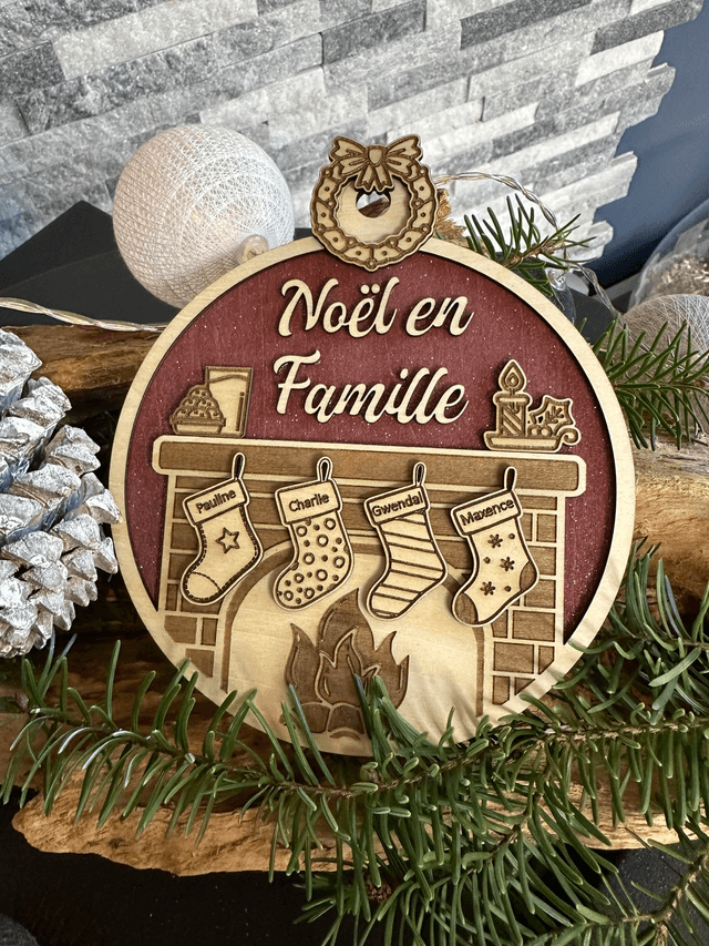 Boule de Noël Family - Chaussettes