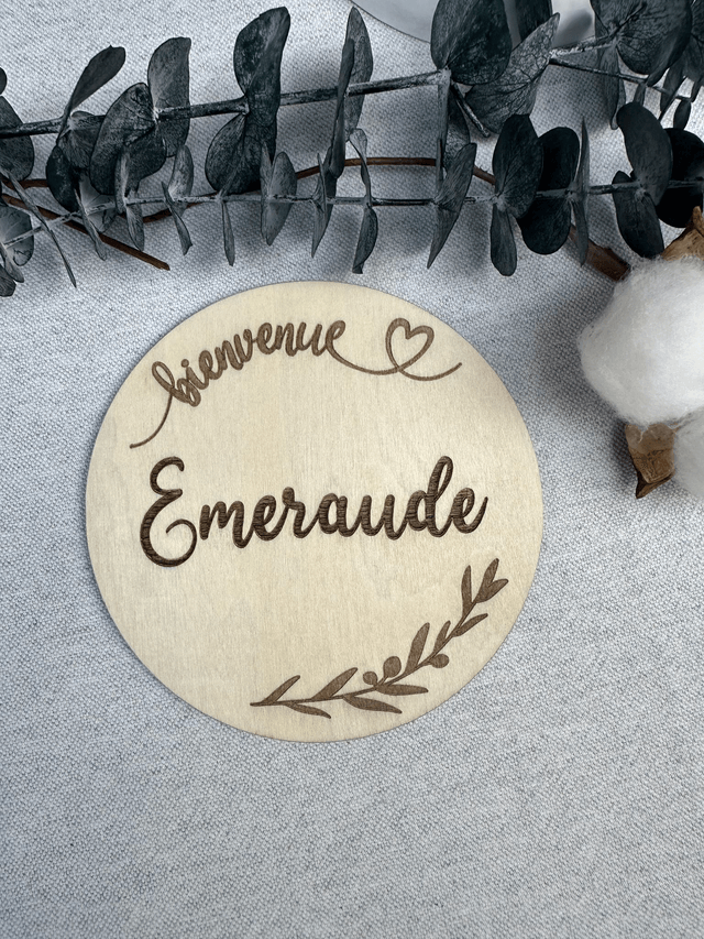 Pancarte de bienvenue personnalisée
