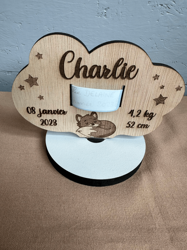 Présentoir de bracelet de naissance 