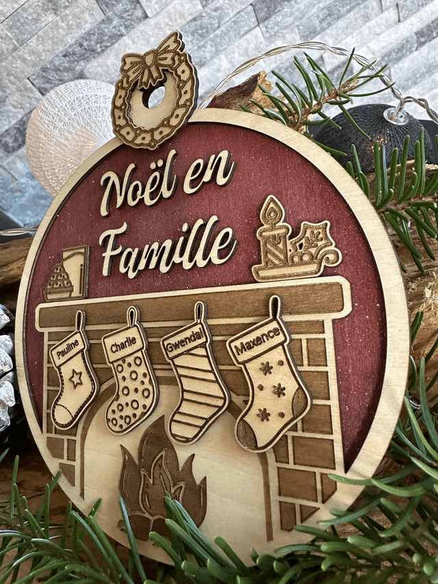 Boule de Noël Family - Chaussettes