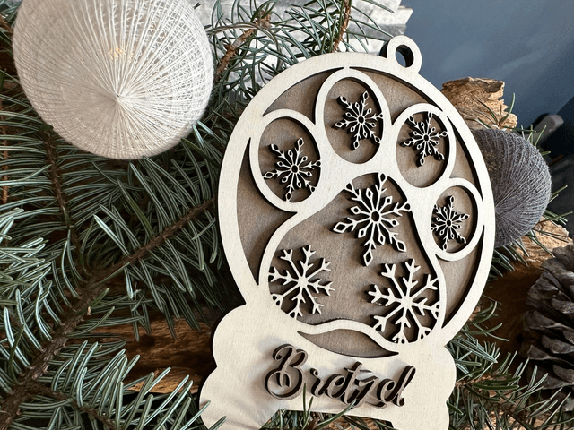 Boule de Noël pour chien "Bretzel"