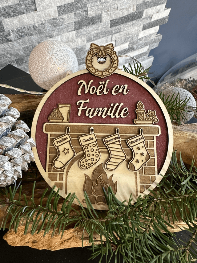 Boule de Noël Family - Chaussettes
