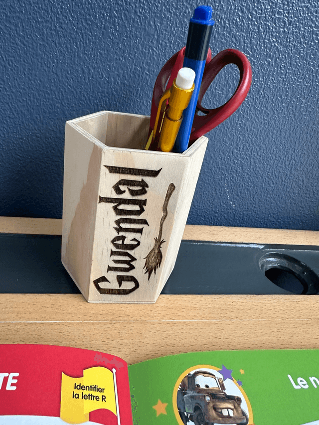 Pot à crayon personnalisé 